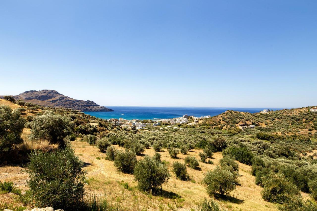 Almond Cottage With A Sea View Above Plakias Esterno foto