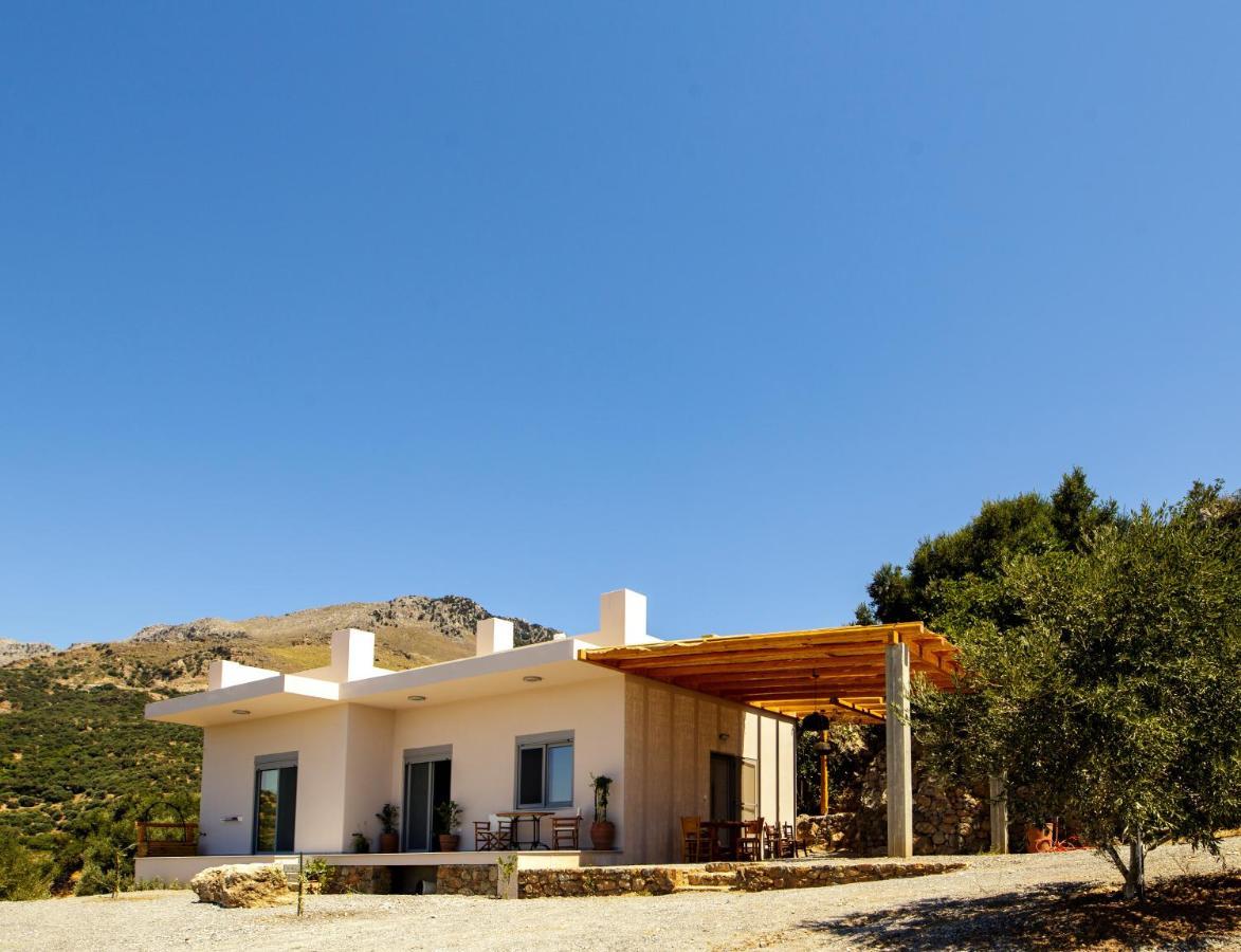 Almond Cottage With A Sea View Above Plakias Esterno foto