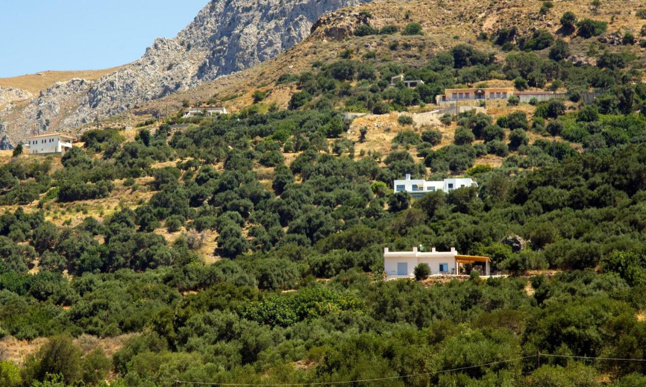 Almond Cottage With A Sea View Above Plakias Esterno foto